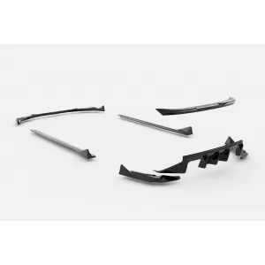 Maxton Design Spoilerset geeignet für Seitenschweller, Front-, Heckstoßstange und Kofferraum des BMW M2 G87 nach 2023, Glänzend Schwarz-image-6348631
