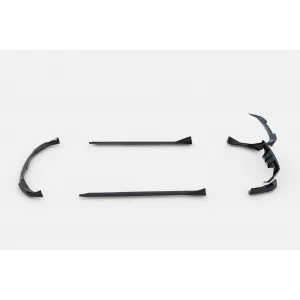 Maxton Design Spoilerset geeignet für Seitenschweller, Front-, Heckstoßstange und Kofferraum des BMW M2 G87 nach 2023, Glänzend Schwarz-image-6348632