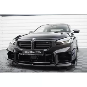 Maxton Design Spoilerset geeignet für Seitenschweller, Front-, Heckstoßstange und Kofferraum des BMW M2 G87 nach 2023, Glänzend Schwarz-image-6348634