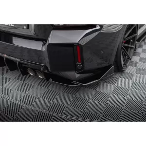 Maxton Design Spoilerset geeignet für Seitenschweller, Front-, Heckstoßstange und Kofferraum des BMW M2 G87 nach 2023, Glänzend Schwarz-image-6348644