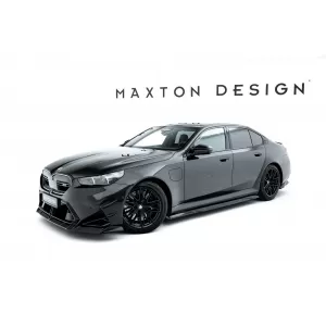 Maxton Design Spoilerset geeignet für Seitenschweller, Front-, Heckstoßstange und Kofferraum des BMW M5 Sedan G90 nach 2024, Glänzend Schwarz-image-6348661