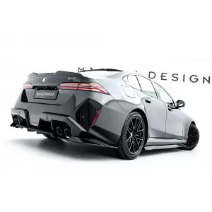Maxton Design Spoilerset geeignet für Seitenschweller, Front-, Heckstoßstange und Kofferraum des BMW M5 Sedan G90 nach 2024, Glänzend Schwarz-image-6348671