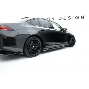 Maxton Design Spoilerset geeignet für Seitenschweller, Front-, Heckstoßstange und Kofferraum des BMW M5 Sedan G90 nach 2024, Glänzend Schwarz-image-6348675