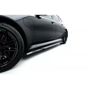 Maxton Design Spoilerset geeignet für Seitenschweller, Front-, Heckstoßstange und Kofferraum des BMW M5 Sedan G90 nach 2024, Glänzend Schwarz-image-6348676