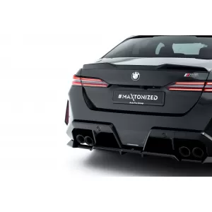 Maxton Design Spoilerset geeignet für Seitenschweller, Front-, Heckstoßstange und Kofferraum des BMW M5 Sedan G90 nach 2024, Glänzend Schwarz-image-6348678