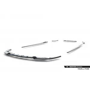 Maxton Design Spoilerset geeignet für Seitenschweller, Front-, Heckstoßstange und Kofferraum des BMW M8 Gran Coupe F93 2019-2022, Glänzend Schwarz-image-6348684