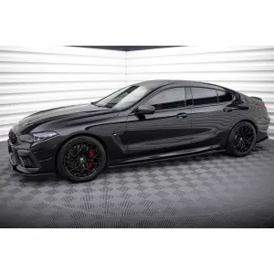 Maxton Design Spoilerset geeignet für Seitenschweller, Front-, Heckstoßstange und Kofferraum des BMW M8 Gran Coupe F93 2019-2022, Glänzend Schwarz-image-6348686
