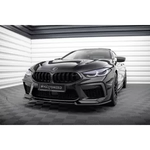 Maxton Design Spoilerset geeignet für Seitenschweller, Front-, Heckstoßstange und Kofferraum des BMW M8 Gran Coupe F93 2019-2022, Glänzend Schwarz-image-6348688