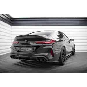 Maxton Design Spoilerset geeignet für Seitenschweller, Front-, Heckstoßstange und Kofferraum des BMW M8 Gran Coupe F93 2019-2022, Glänzend Schwarz-image-6348689