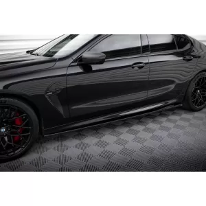 Maxton Design Spoilerset geeignet für Seitenschweller, Front-, Heckstoßstange und Kofferraum des BMW M8 Gran Coupe F93 2019-2022, Glänzend Schwarz-image-6348690