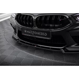 Maxton Design Spoilerset geeignet für Seitenschweller, Front-, Heckstoßstange und Kofferraum des BMW M8 Gran Coupe F93 2019-2022, Glänzend Schwarz-image-6348692