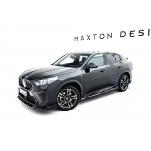 Maxton Design Spoilerset geeignet für Seitenschweller, Frontstoßstange, Heckstoßstange und Kofferraum des BMW X2, iX2 M-Pack U10 nach 2023, Glänzend Schwarz-image-6348716