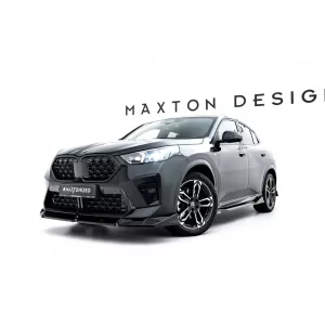 Maxton Design Spoilerset geeignet für Seitenschweller, Frontstoßstange, Heckstoßstange und Kofferraum des BMW X2, iX2 M-Pack U10 nach 2023, Glänzend Schwarz-image-6348717