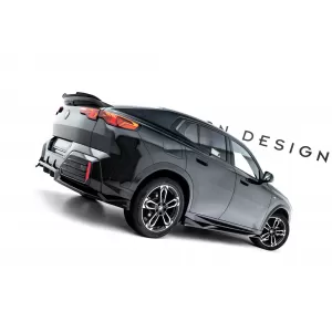 Maxton Design Spoilerset geeignet für Seitenschweller, Frontstoßstange, Heckstoßstange und Kofferraum des BMW X2, iX2 M-Pack U10 nach 2023, Glänzend Schwarz-image-6348721