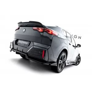 Maxton Design Spoilerset geeignet für Seitenschweller, Frontstoßstange, Heckstoßstange und Kofferraum des BMW X2, iX2 M-Pack U10 nach 2023, Glänzend Schwarz-image-6348722