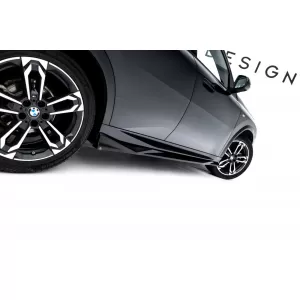 Maxton Design Spoilerset geeignet für Seitenschweller, Frontstoßstange, Heckstoßstange und Kofferraum des BMW X2, iX2 M-Pack U10 nach 2023, Glänzend Schwarz-image-6348723