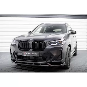 Maxton Design Spoilerset geeignet für Seitenschweller, Front-, Heckstoßstange und Kofferraum des BMW X3 M F97 2021-2024, Glänzend Schwarz-image-6348738