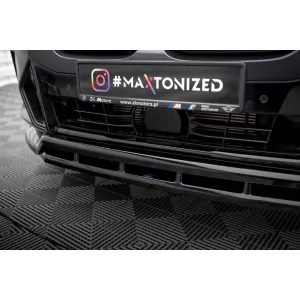 Maxton Design Spoilerset geeignet für Seitenschweller, Front-, Heckstoßstange und Kofferraum des BMW X3 M F97 2021-2024, Glänzend Schwarz-image-6348742