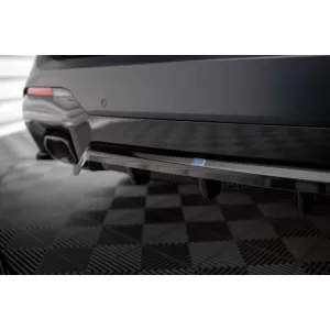 Maxton Design Spoilerset geeignet für Seitenschweller, Front-, Heckstoßstange und Kofferraum des BMW X3 M F97 2021-2024, Glänzend Schwarz-image-6348748
