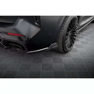 Maxton Design Spoilerset geeignet für Seitenschweller, Front-, Heckstoßstange und Kofferraum des BMW X3 M F97 2021-2024, Glänzend Schwarz-image-6348750