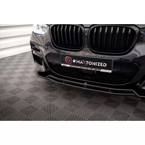 Maxton Design Spoilerset geeignet für Seitenschweller, Front-, Heckstoßstange und Kofferraum des BMW X3 M40d/M40i G01 2018-2021, Glänzend Schwarz-image-6348760