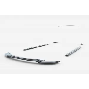 Maxton Design spoiler set suitable for side skirts, front, rear bumper and trunk of BMW X3 M-Pack F25 2014-2017, Gloss Black