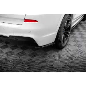 Maxton Design spoiler set suitable for side skirts, front, rear bumper and trunk of BMW X3 M-Pack F25 2014-2017, Gloss Black