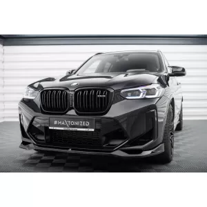 Maxton Design Spoilerset geeignet für Seitenschweller, Front-, Heckstoßstange und Kofferraum des BMW X3 M F97 2021-2024, Glänzend Schwarz-image-6348789