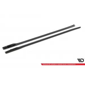 Maxton Design spoiler set suitable for side skirts, front, rear bumper and trunk of BMW X4 M-Pack G02 after 2021, Gloss Black
