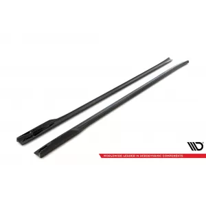 Maxton Design spoiler set suitable for side skirts, front, rear bumper and trunk of BMW X4 M-Pack G02 after 2021, Gloss Black