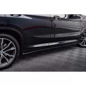 Maxton Design spoiler set suitable for side skirts, front, rear bumper and trunk of BMW X4 M-Pack G02 2018-2021, Gloss Black-image-6348838
