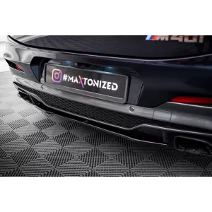 Maxton Design spoiler set suitable for side skirts, front, rear bumper and trunk of BMW X4 M-Pack G02 2018-2021, Gloss Black-image-6348842