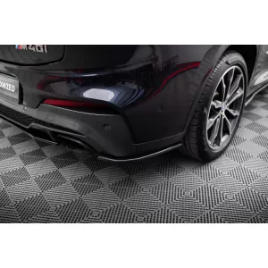 Maxton Design spoiler set suitable for side skirts, front, rear bumper and trunk of BMW X4 M-Pack G02 2018-2021, Gloss Black-image-6348843