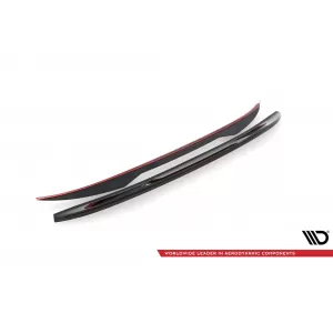 Maxton Design spoiler set suitable for side skirts, front, rear bumper and trunk of BMW X4M F98 after 2021, Gloss Black-image-6348855