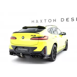 Maxton Design spoiler set suitable for side skirts, front, rear bumper and trunk of BMW X4M F98 after 2021, Gloss Black-image-6348861