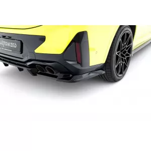 Maxton Design spoiler set suitable for side skirts, front, rear bumper and trunk of BMW X4M F98 after 2021, Gloss Black-image-6348868