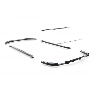 Maxton Design spoiler set suitable for side skirts, front, rear bumper and trunk of BMW X4 M F98 2019-2021, Gloss Black-image-6348876