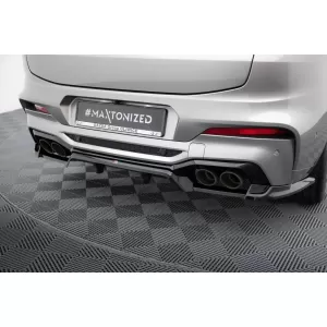Maxton Design spoiler set suitable for side skirts, front, rear bumper and trunk of BMW X4 M F98 2019-2021, Gloss Black-image-6348889