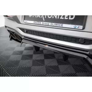 Maxton Design spoiler set suitable for side skirts, front, rear bumper and trunk of BMW X4 M F98 2019-2021, Gloss Black-image-6348890