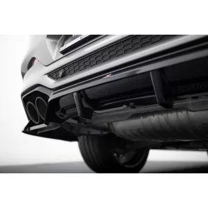 Maxton Design spoiler set suitable for side skirts, front, rear bumper and trunk of BMW X4 M F98 2019-2021, Gloss Black-image-6348891