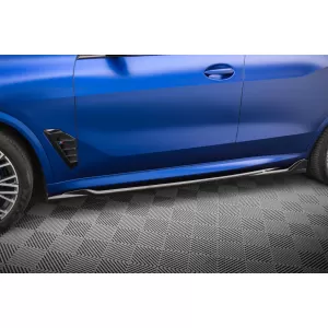Maxton Design version 2 spoiler set suitable for side skirts, front, rear bumper and trunk of BMW X5 M-Pack G05 after 2023, Gloss Black-image-6348906