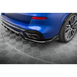Maxton Design version 2 spoiler set suitable for side skirts, front, rear bumper and trunk of BMW X5 M-Pack G05 after 2023, Gloss Black-image-6348909