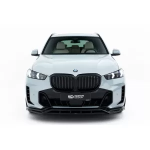 Maxton Design version 1 spoiler set suitable for side skirts, front, rear bumper and trunk of BMW X5 M-Pack G05 after 2023, Gloss Black-image-6348917