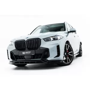Maxton Design version 1 spoiler set suitable for side skirts, front, rear bumper and trunk of BMW X5 M-Pack G05 after 2023, Gloss Black-image-6348921