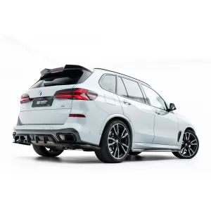 Maxton Design version 1 spoiler set suitable for side skirts, front, rear bumper and trunk of BMW X5 M-Pack G05 after 2023, Gloss Black-image-6348922