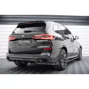 Maxton Design spoiler set suitable for side skirts, front, rear bumper and trunk of BMW X5 M-Pack G05 2018-2023, Gloss Black-image-6348945