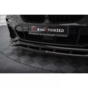 Maxton Design spoiler set suitable for side skirts, front, rear bumper and trunk of BMW X5 M-Pack G05 2018-2023, Gloss Black-image-6348950