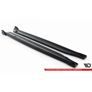 Maxton Design spoiler set suitable for side skirts, front, rear bumper and trunk of BMW X5 M-Pack F15 2013-2018, Gloss Black-image-6348959