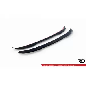 Maxton Design spoiler set suitable for side skirts, front, rear bumper and trunk of BMW X5 M-Pack F15 2013-2018, Gloss Black-image-6348963