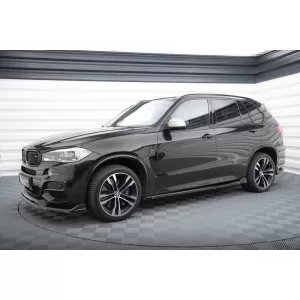 Maxton Design spoiler set suitable for side skirts, front, rear bumper and trunk of BMW X5 M-Pack F15 2013-2018, Gloss Black-image-6348964